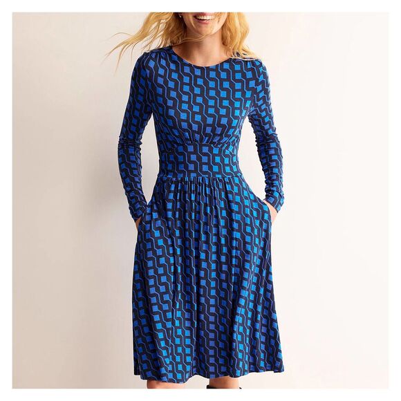 knee length dresses for ladies Thea Velvet Midi Dress-Viola